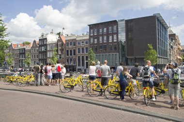 Anne Frank Evi Amsterdam'da turist