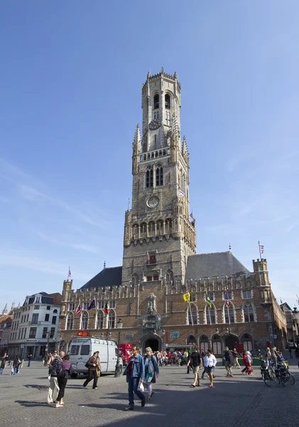 Bruges Belfort in Belgium — Stock Photo, Image