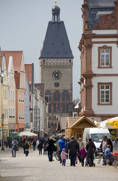 Uhrturm zu Speyer, Deutschland — Stockfoto