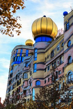 Hundertwasser Evi Darmstadt görünümünü