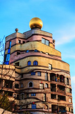 Hundertwasser Evi Darmstadt görünümünü