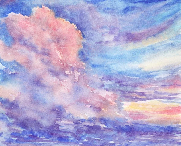 Der Himmel bei Sonnenuntergang — Stockfoto