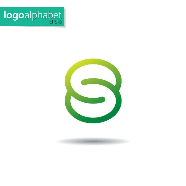 LogoAlphabet, letter S — Stock Vector