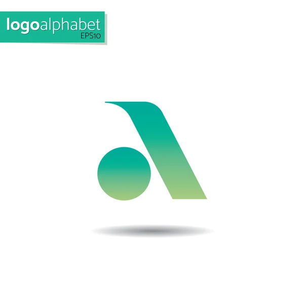 Logoalphabet, літери A — стоковий вектор