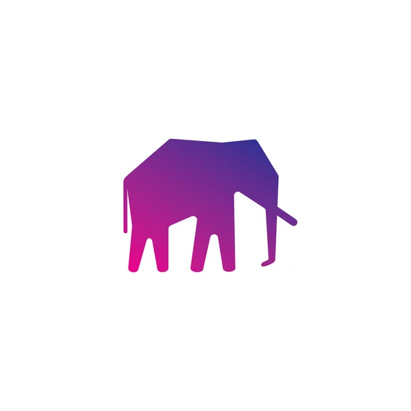 Elefánt vektor logo sablonok — Stock Vector