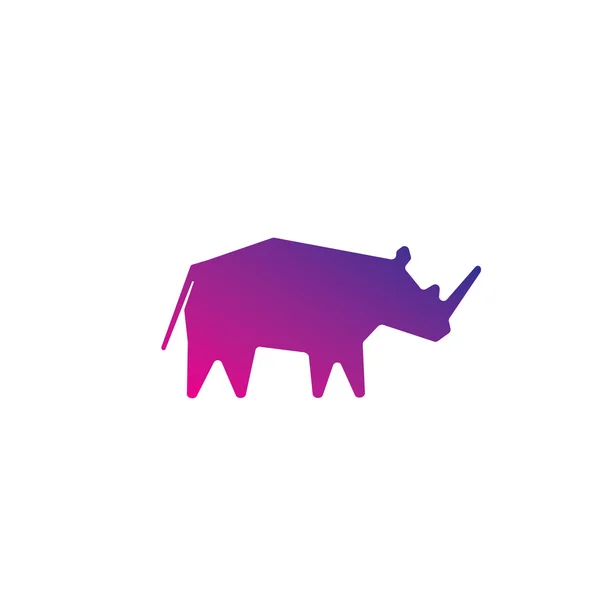 Rhino vektor logo sablonok — Stock Vector