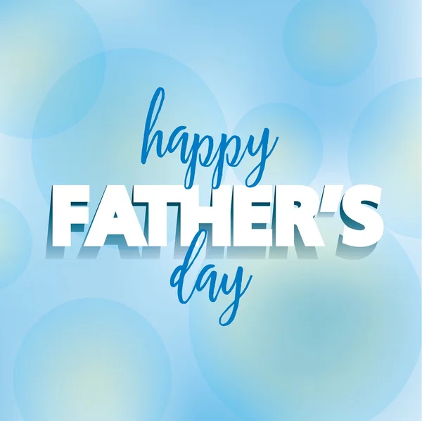 Babalar günü vektör tebrik kartı