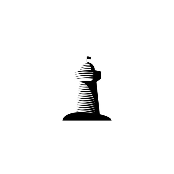 Lighthouse vektor Logo Stockillustration