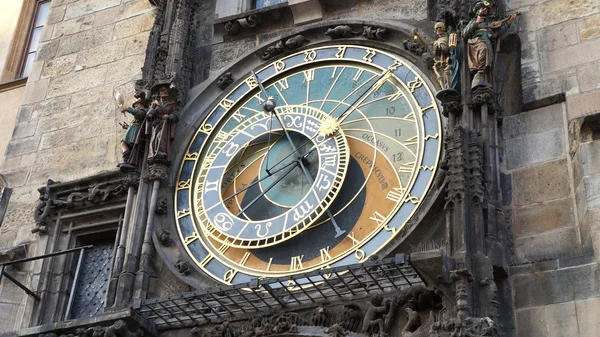 プラハの時計 ストック画像