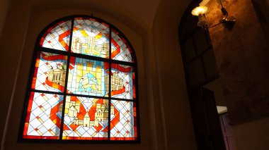 Antik mozaik pencere