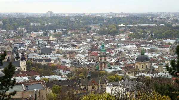 Stadens Panorama. Lvov. Ukraina — Stockfoto