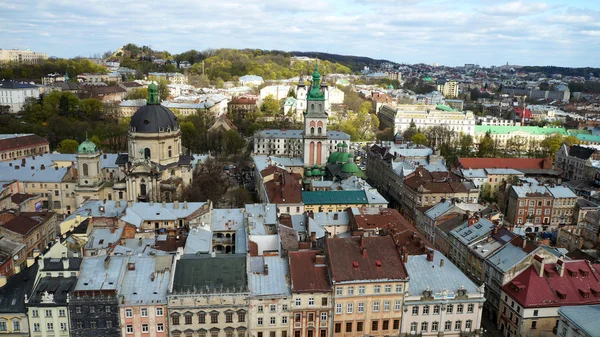 Városi panoráma. Lvov. Ukrajna — Stock Fotó