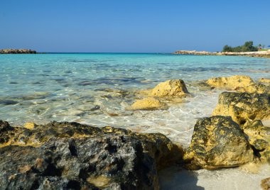 Nissi Beach. Ayia Napa. Kıbrıs.