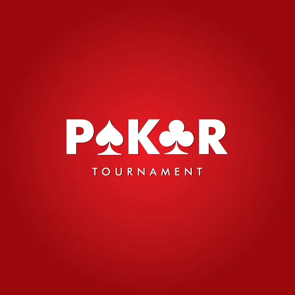 Poker Casino vektör Logo şablonu