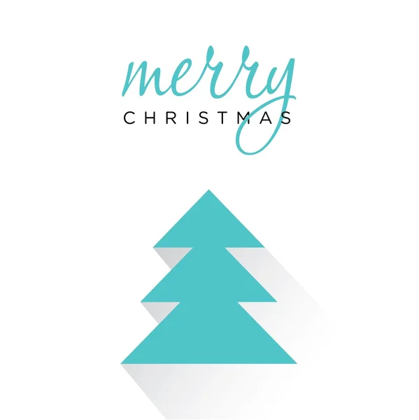 Christmas Postcard Vector Template — Stock Vector