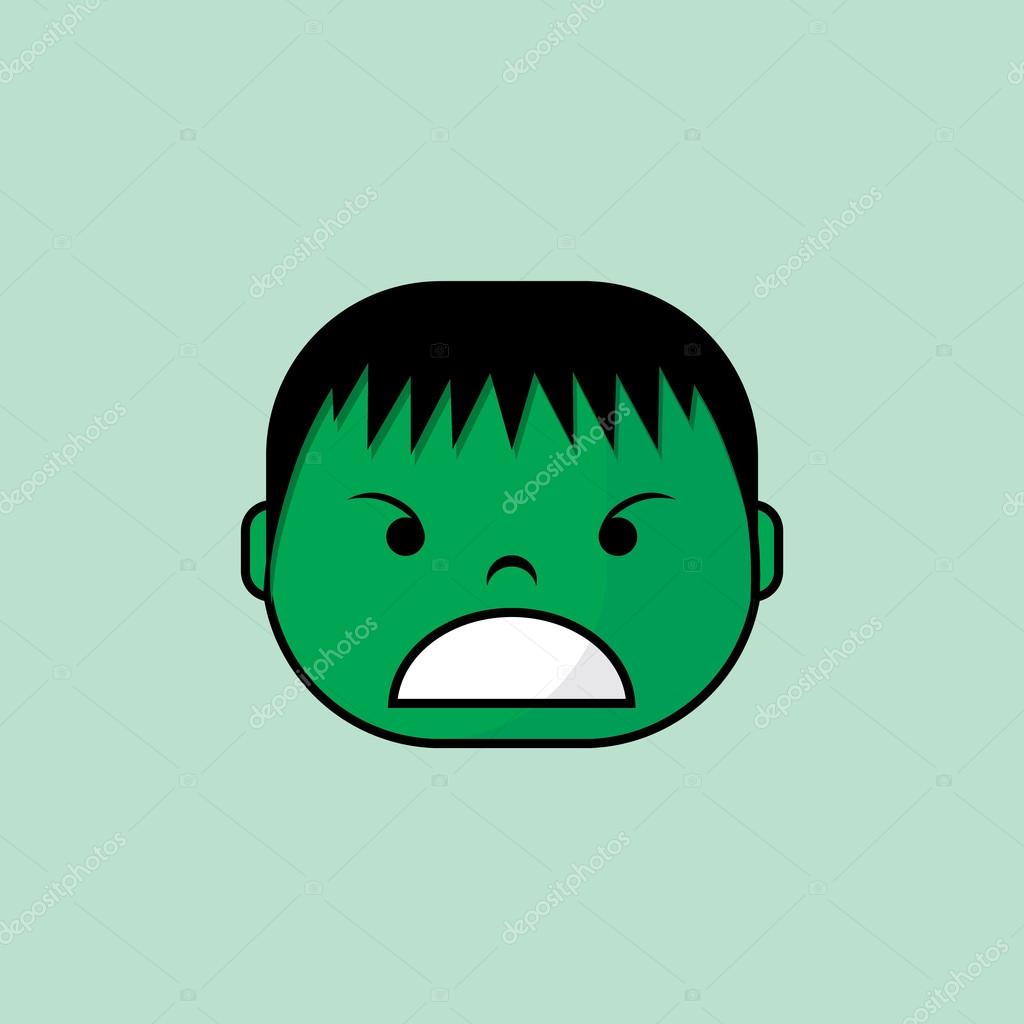 Superhero vector illustrations in a flat style