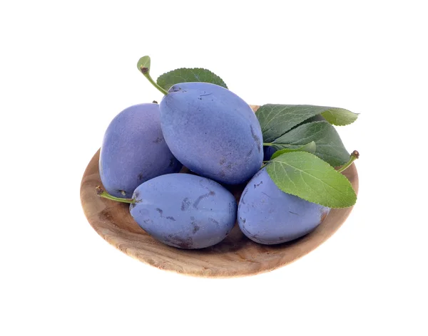 Deliciosas ciruelas azules — Foto de Stock