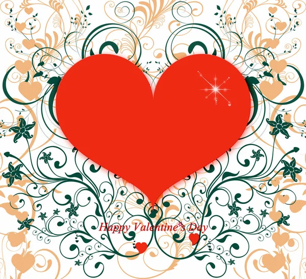 Bright Romantic Seamless Pattern Made Colorful Hearts Valentine Background — Stock Photo, Image