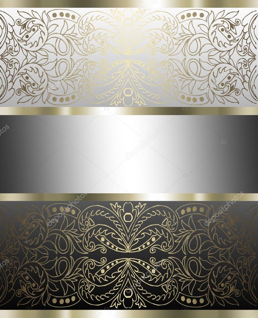 Stylish background silver