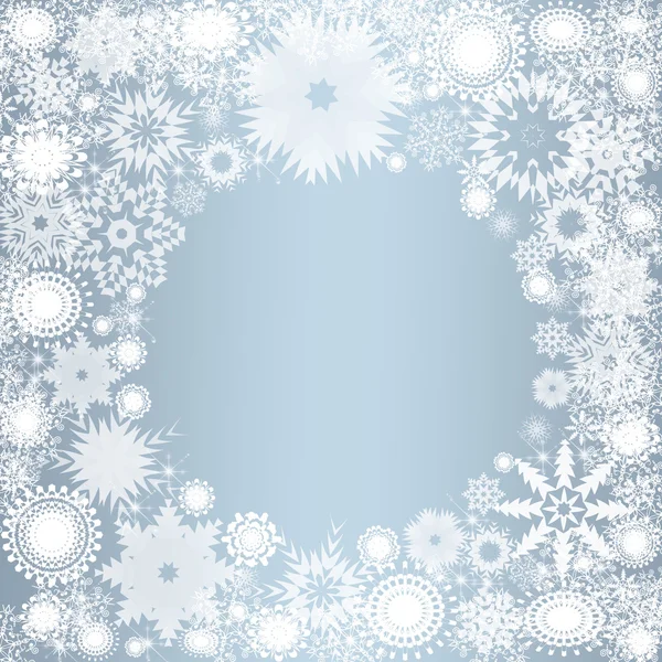 Collection of snowflakes — Stock Photo, Image