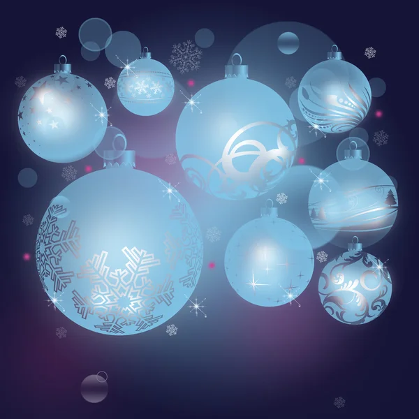 Sfondo blu di Natale — Foto Stock