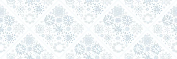 Christmas banners with snowflakes — Stock Photo, Image