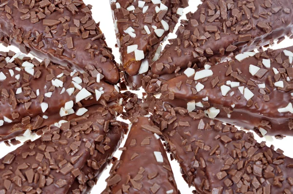Parça çikolatalı tatlı — Stok fotoğraf