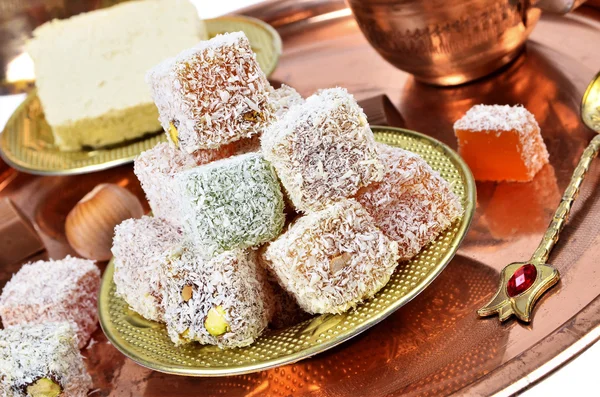 Turkish delight, halva — Stock Photo, Image