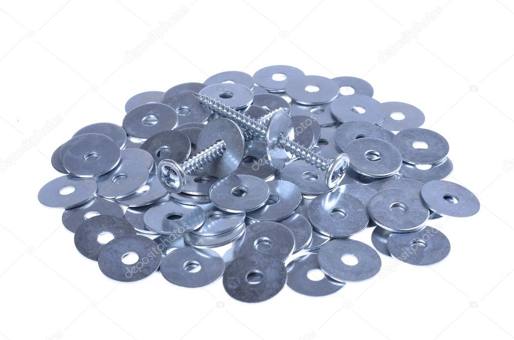 Screw  and washers