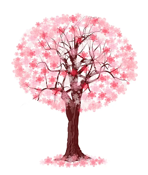 Ağaç bahar renk ile