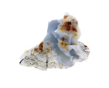 Tek kaba doğal mavi kalsedon taş