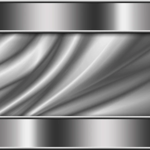 Abstrakt bakgrund, metalliskt silver grå, illustration — Stockfoto