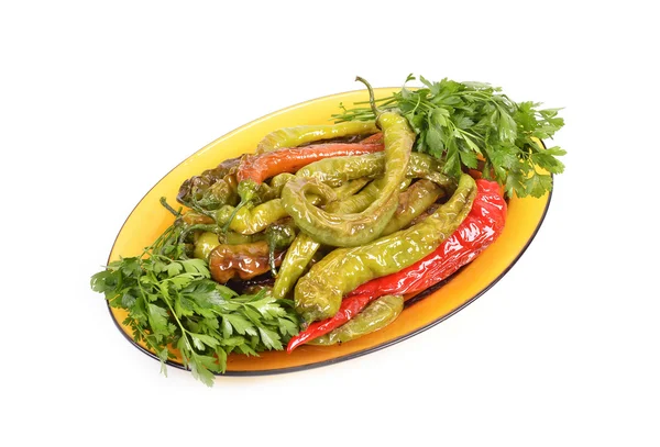 Gebakken paprika salade — Stockfoto