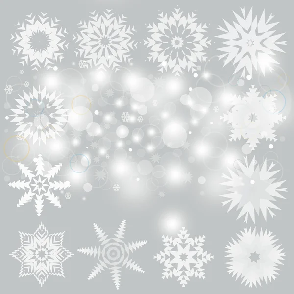 Christmas snowflake and decoration — Stock Photo, Image