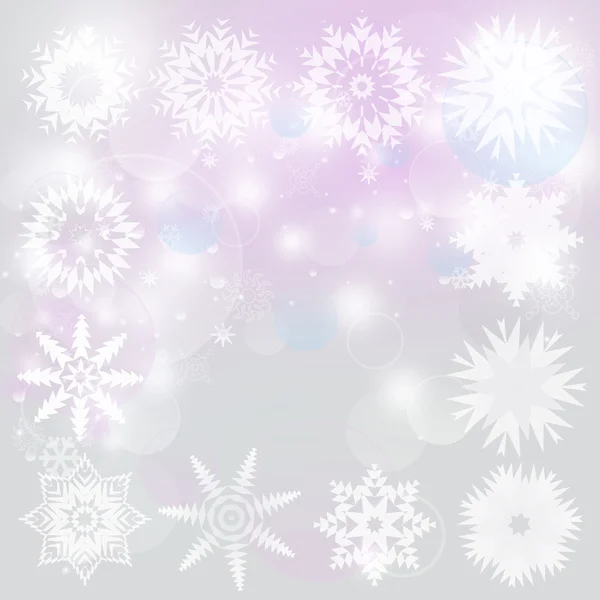 Christmas snowflake and decoration — Stock Photo, Image