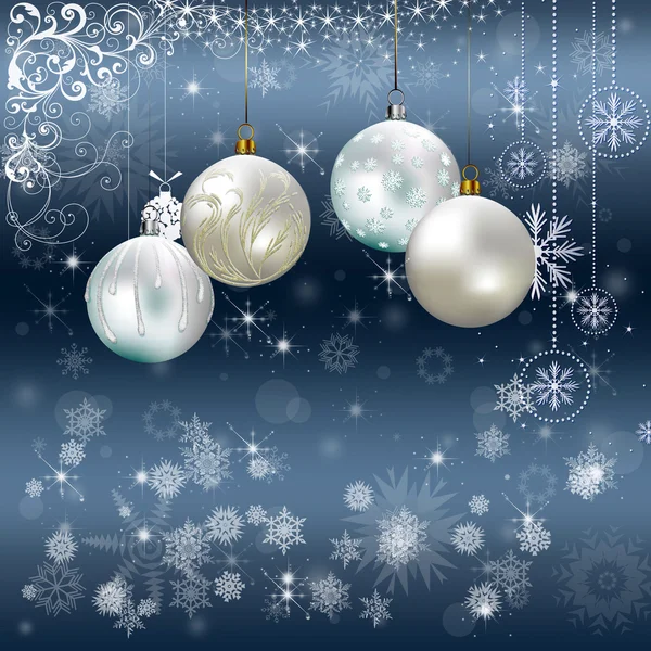 Christmas snowflake and decoration — Stock Photo, Image