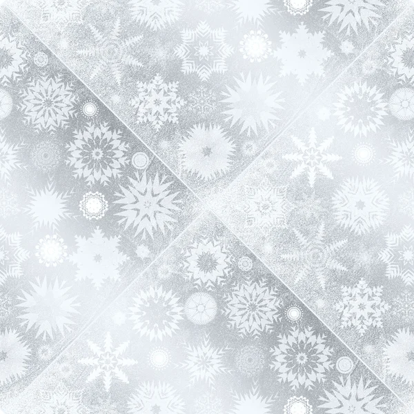 Insamling av snöflingor — Stockfoto