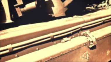 Eski görüntüleri zırhlı Tank-eski film