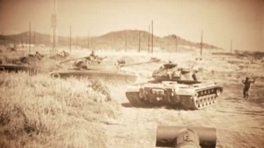 Bize ordu askeri tank manevraları üzerinde