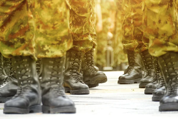 Bottes militaires de l'armée — Photo