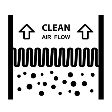 air filter effect symbol clipart