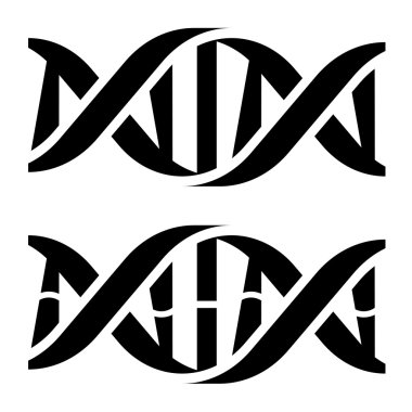 siyah Dna basit semboller