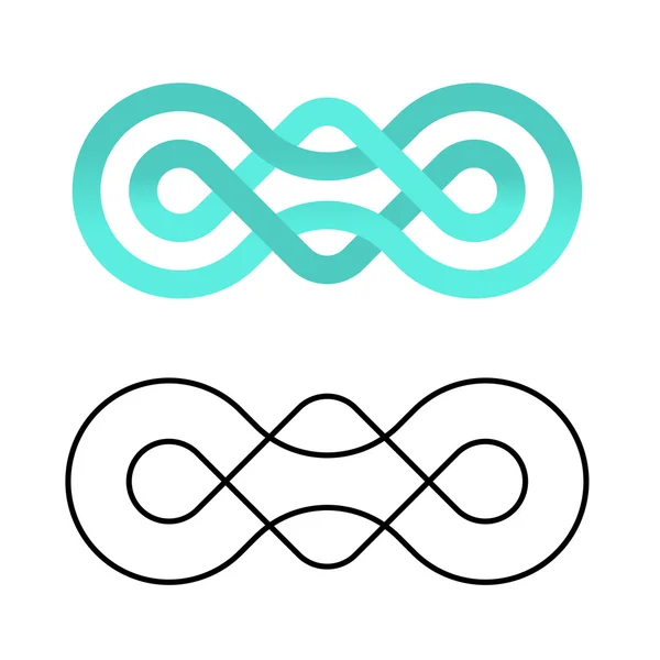 Modèle de conception de noeud de communauté d'unité — Image vectorielle