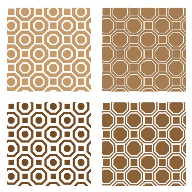 Satır sekizgen döşeme sorunsuz arka planı