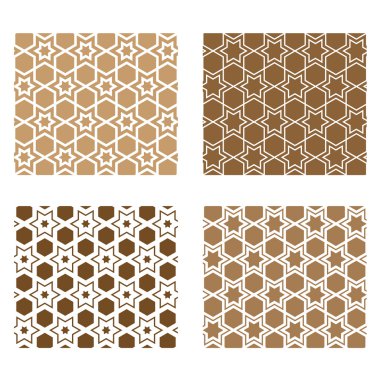 Satır yıldız çini sorunsuz arkaplanı