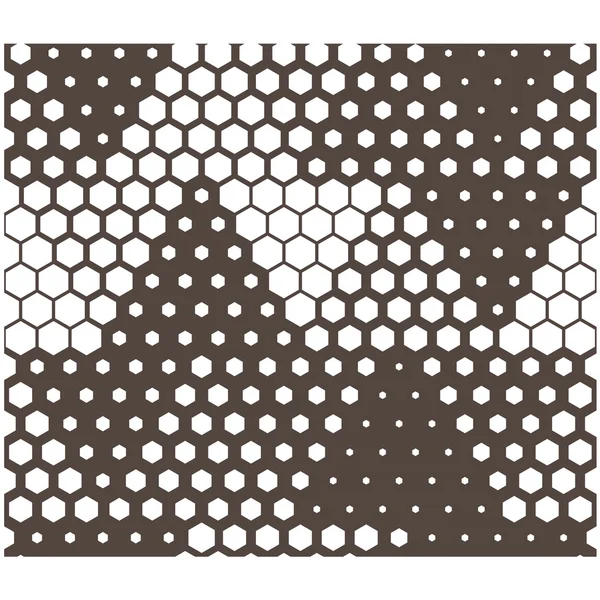 Tuile hexagonale tombante — Image vectorielle