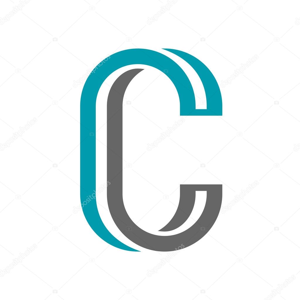 Vector illustration of Decorative letter c icon. Illustration for the web