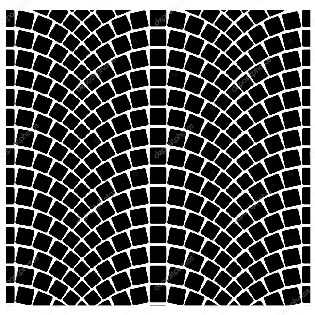 black seamless cobblestone pavement pattern