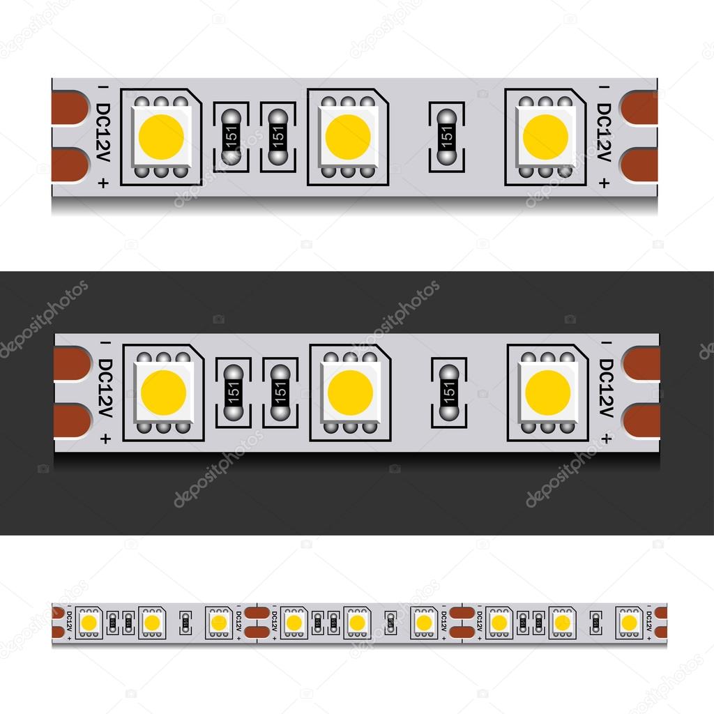 LED light strip seamless