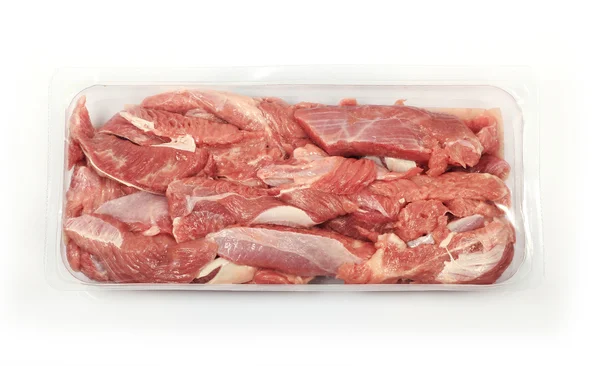 Pedaços de carne fresca — Fotografia de Stock